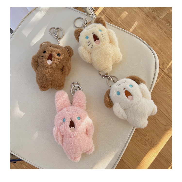 Móc Khóa Hình Búp Bê Nhồi Bông Dễ Thương