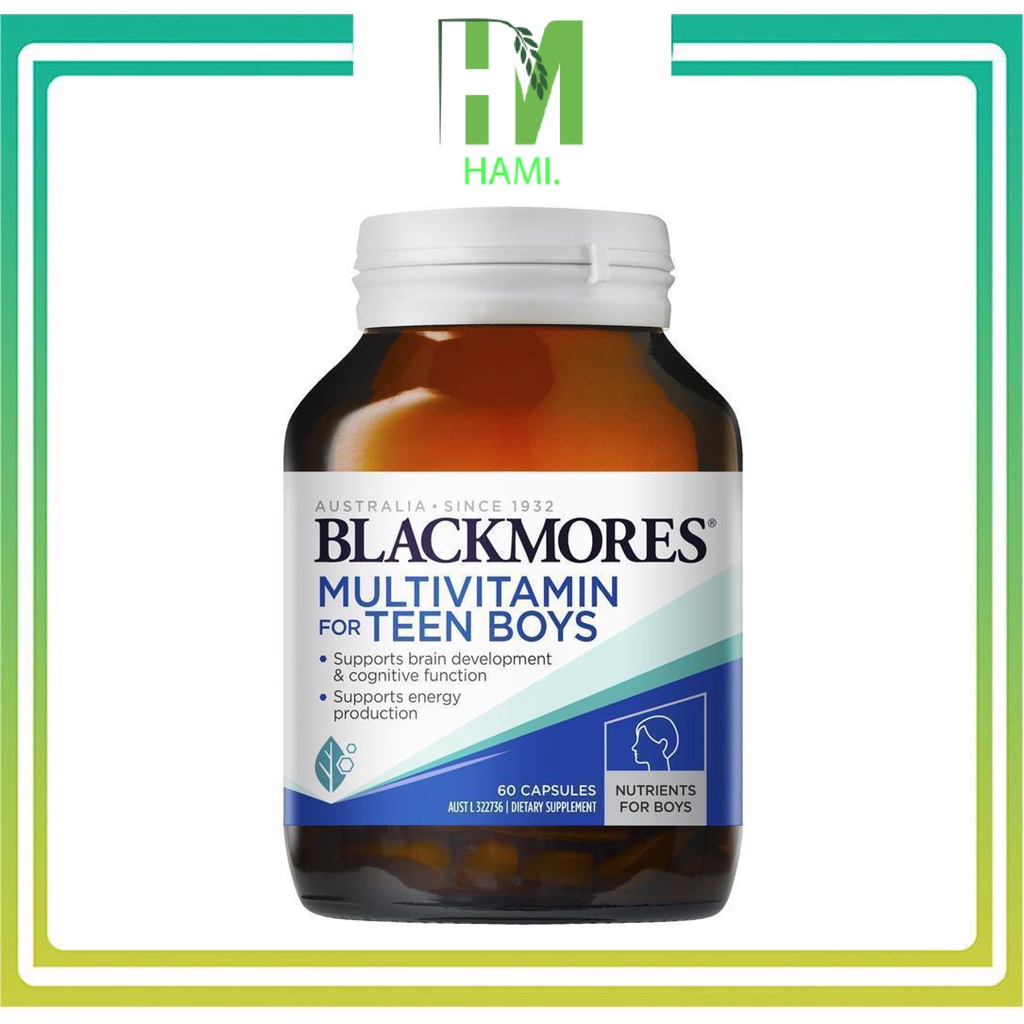 Viên uống bổ sung vitamin tổng hợp Blackmores Multivitamin for Teen Boys 60v của Úc