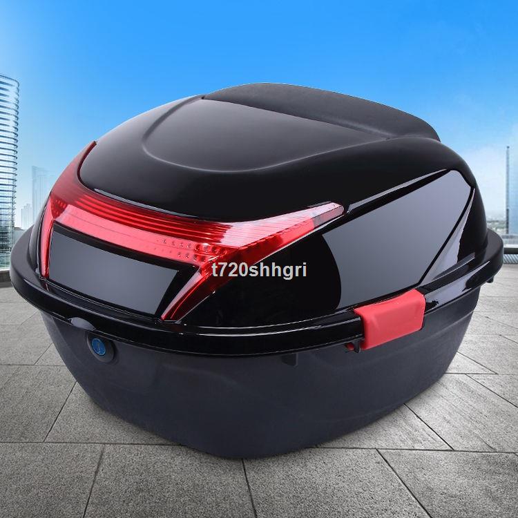 Hàng Sẵn Thùng Đựng Đồ Gắn Đuôi Xe Máy màu Đen Có thể khóa chống thấm nước TD06-MTCWX21