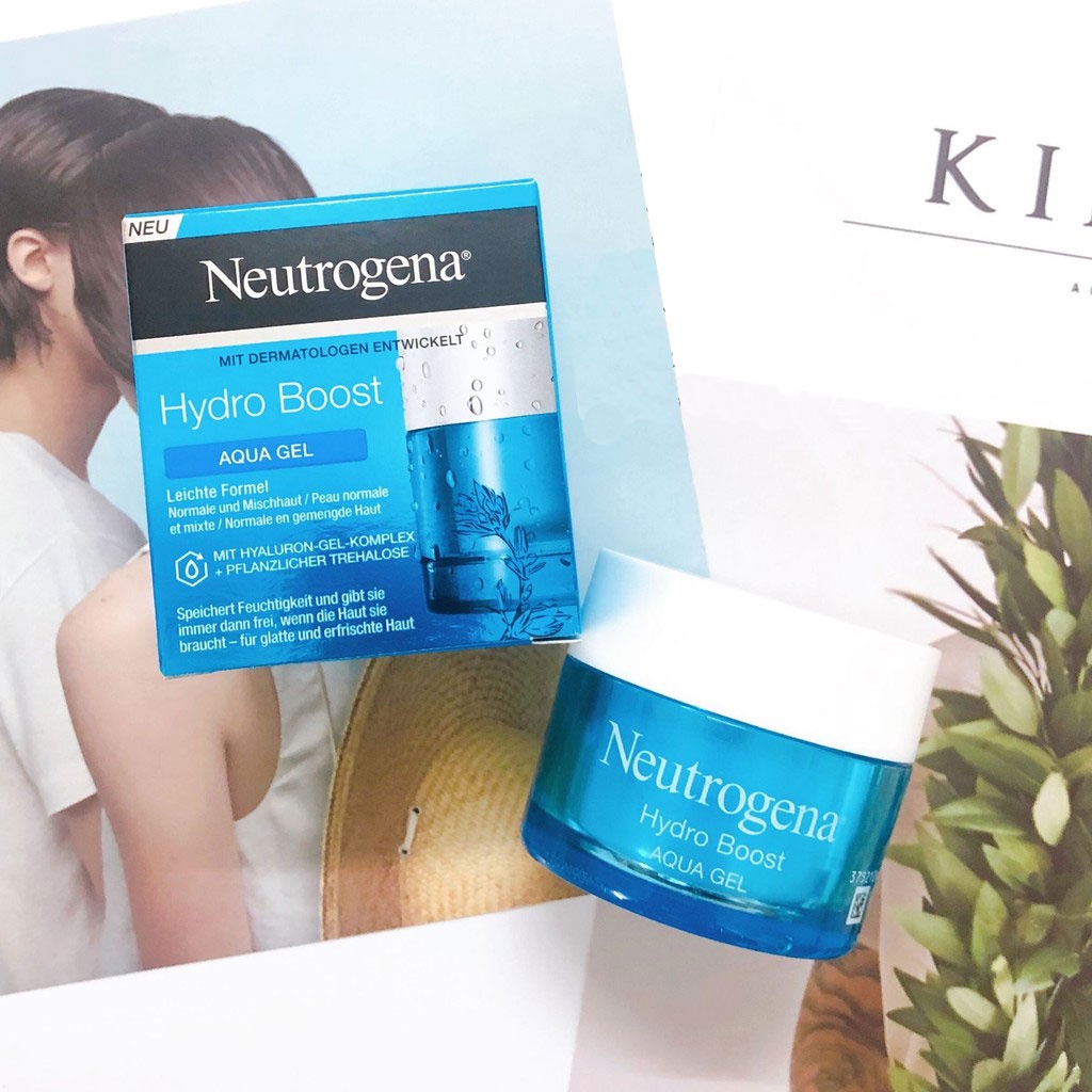 Kem Dưỡng Ẩm Neutrogena Hydro Boost Water Gel Cream 50g Và 15g Mini Chính Hãng - Netrogena Aqua Gel Cho Da Dầu Mụn, khô