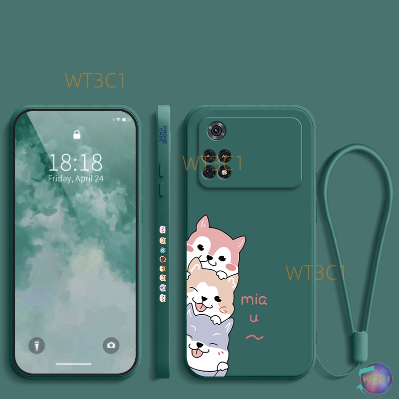Thú Cưng Dễ Thương Cho Ốp Lưng POCO M4 Pro 4G POCO M4 Pro 5G POCO M4 5G POCO M3 Pro POCO M3 POCO M5 POCO M5S Ốp Điện Thoại Dẻo Họa Tiết
