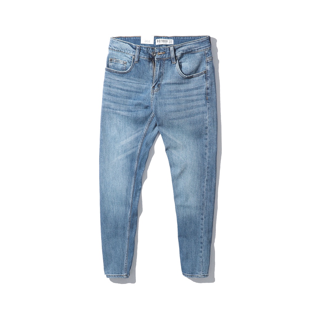 Quần jean nam, quần jean xanh wash. JEANS WASH DEFOXX BLUE