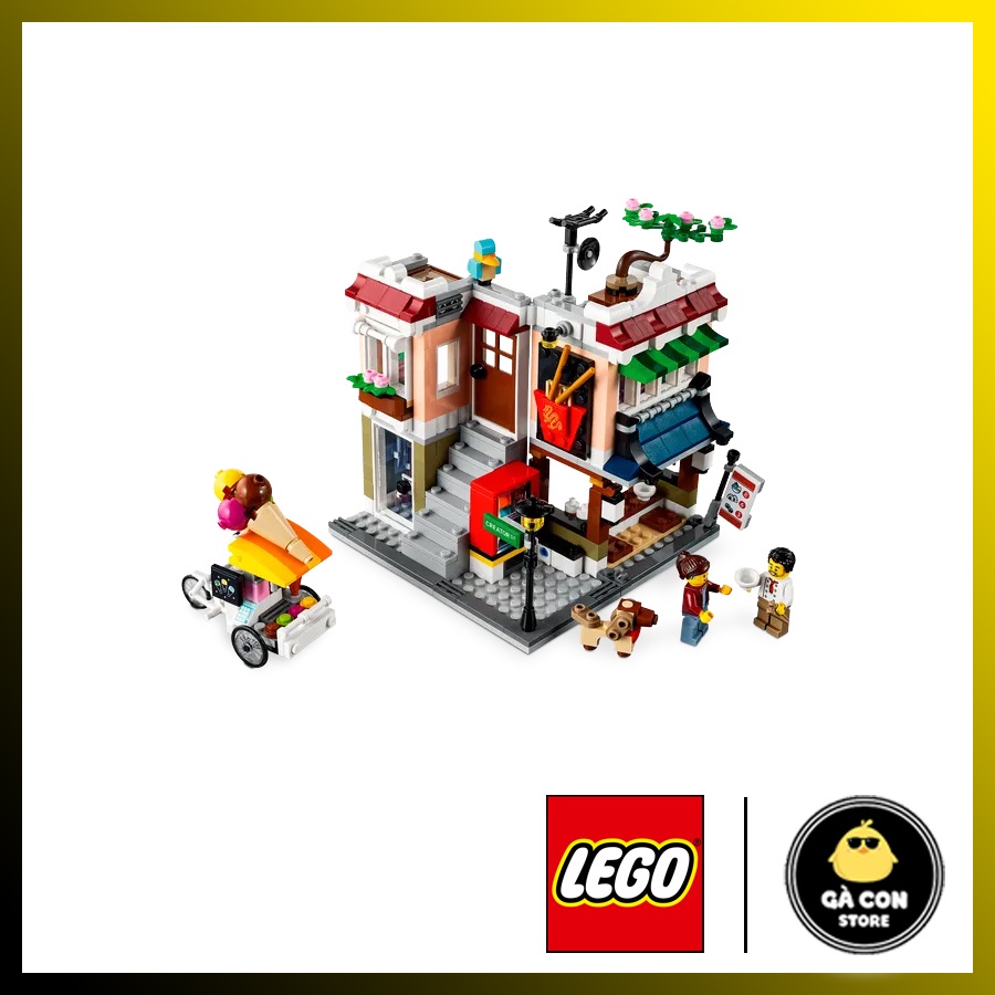 LEGO Creator 3in1 Downtown Noodle Shop - tiệm mỳ xe kem
