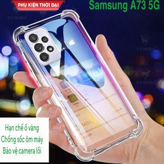 Ốp lưng Samsung A73 5G dẻo trong ôm khít máy bảo vệ toàn diện lâu ố vàng
