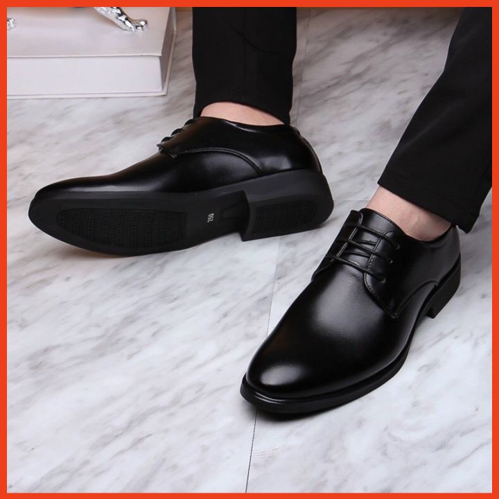 Giày Tây Lười Da Nam Công Sở Cao Cấp Buộc Dây Thanh Lịch, Phong Cách Trẻ Trung, Lịch Sự