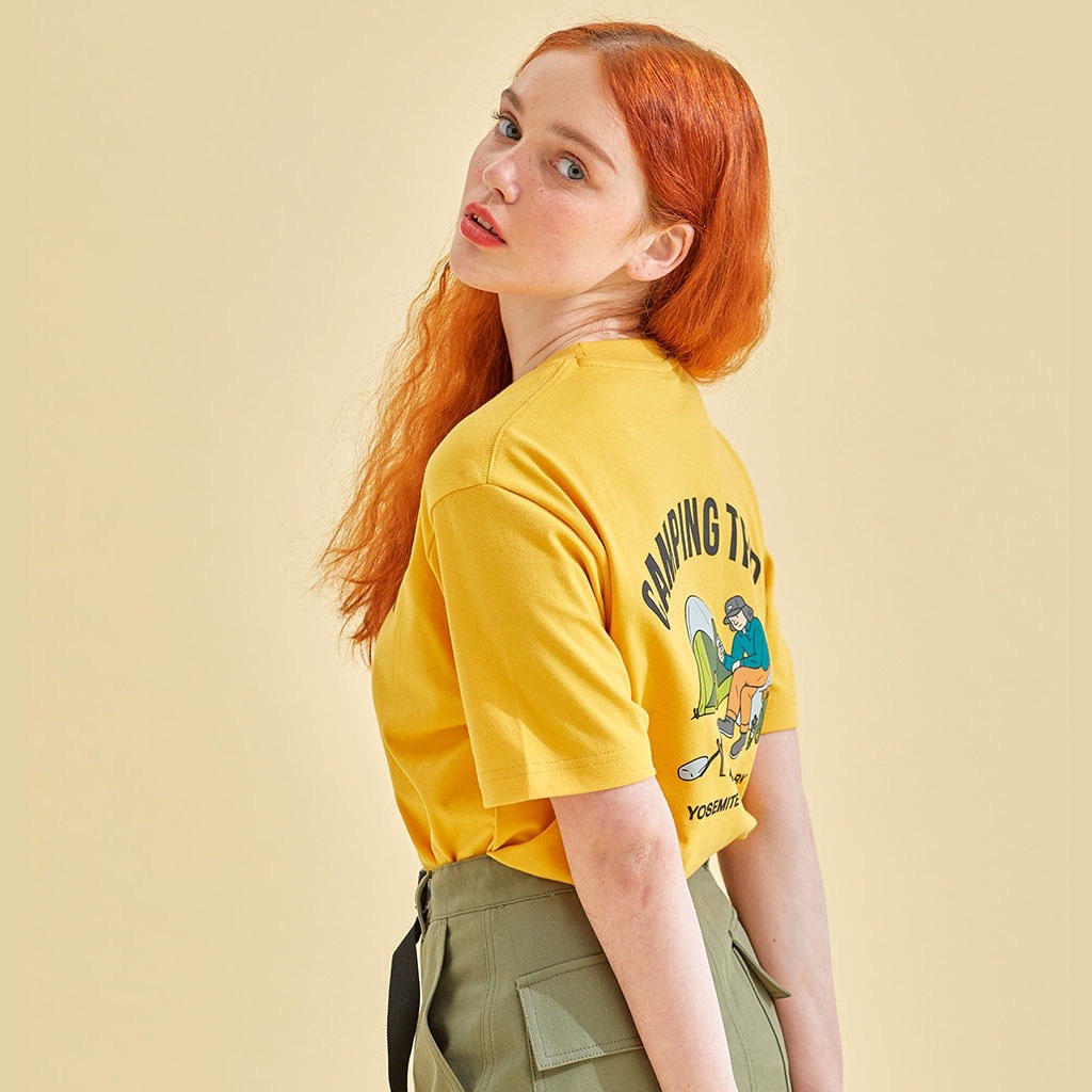 Áo Thun WHO.A.U Camping life yosemite