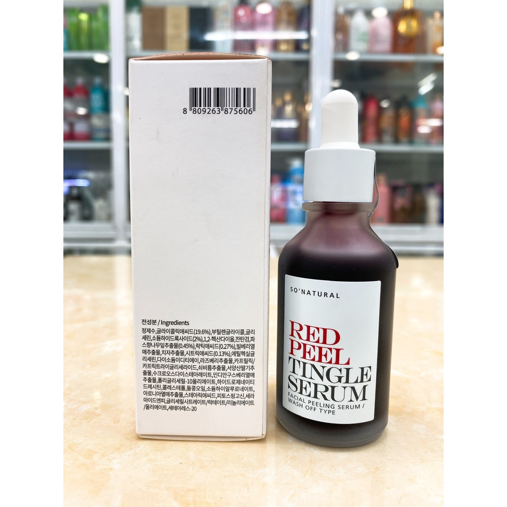 Serum Tái Tạo Da Sinh Học Red Peel Tingle So Natural 35ml Hàn Quốc