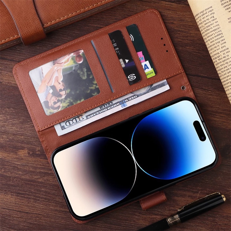 Ốp Lưng Kiểu Ví Tiền Cho Iphone 5 5s Se 6 6s 7 8 Plus Se 2 3 2020 2022 12 Mini Pro Max