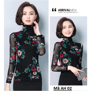 Áo thun hoa thời trang nữ