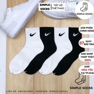 Vớ Nike Cổ Lửng 💝FREESHIP💝Tất Nam Nữ Nike Unisex Chính Hãng- Chống Hôi Chân Giá Rẻ Cotton Thoáng Mát