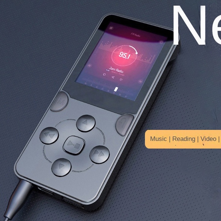 VIRWIR Máy nghe nhạc mp3 mini học sinh thể thao chơi bên ngoài e-book đài fm ghi âm walkman