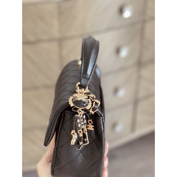 Túi xách nữ thời trang mini Tophandle sz20cm hàng super kèm charm đẹp dã man fullbox nam châm nguyên(ảnh thật cuối bài)