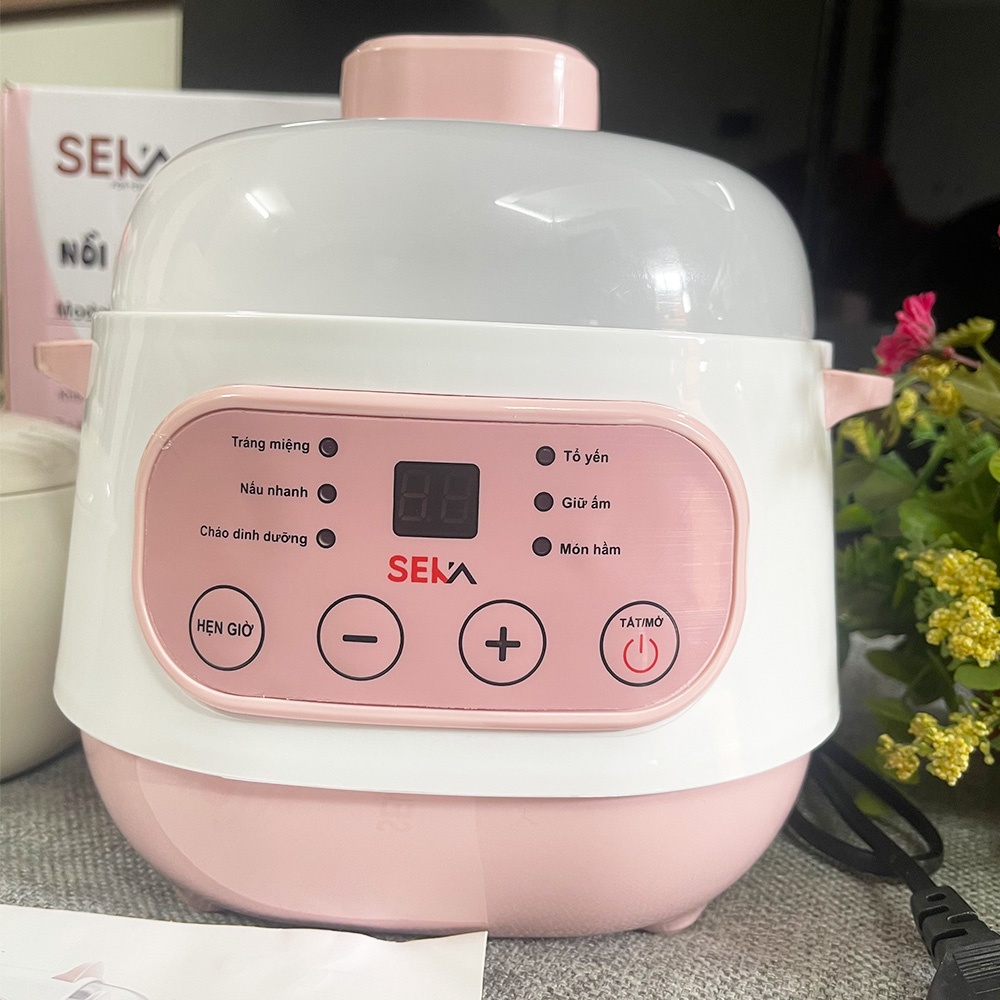 Nồi nấu cháo chậm - bé ăn dặm, nấu canh, hầm, hấp cách thủy