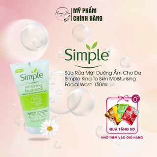 SỮA RỬA MẶT SIMPLE FACIAL WASH - 150ml BILL ẢNH 4 DATE 2023 mới nhất