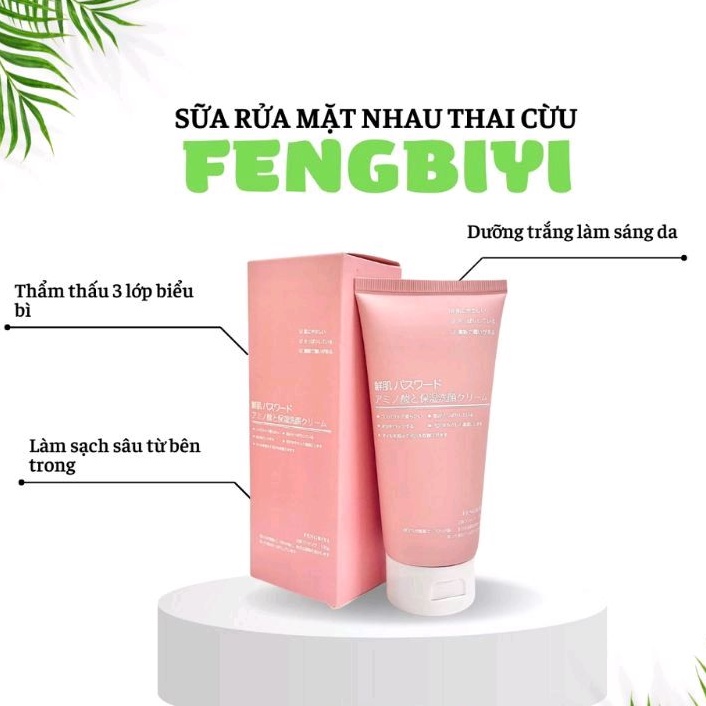 Sữa rửa mặt nhau thai cừu nội địa 130g giúp làm sạch và sáng da