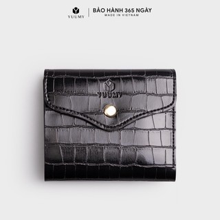 Ví mini nữ dập vân da cá sấu Yuumy YV77