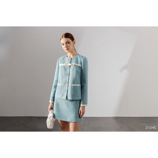 Chân váy A phối đai eo D.CHIC MS: 381730