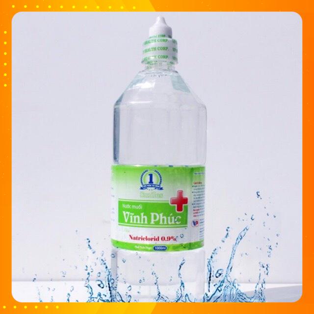 Nước muối sinh lý Vĩnh Phúc 500ml/ 1000ml
