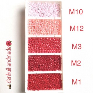 20gr Hạt Bẹt Tròn 5mm (Nhóm Màu Đỏ - Cam - Vàng - Hồng - Tím)