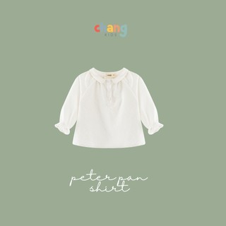 Áo cổ tròn tay bo cho bé