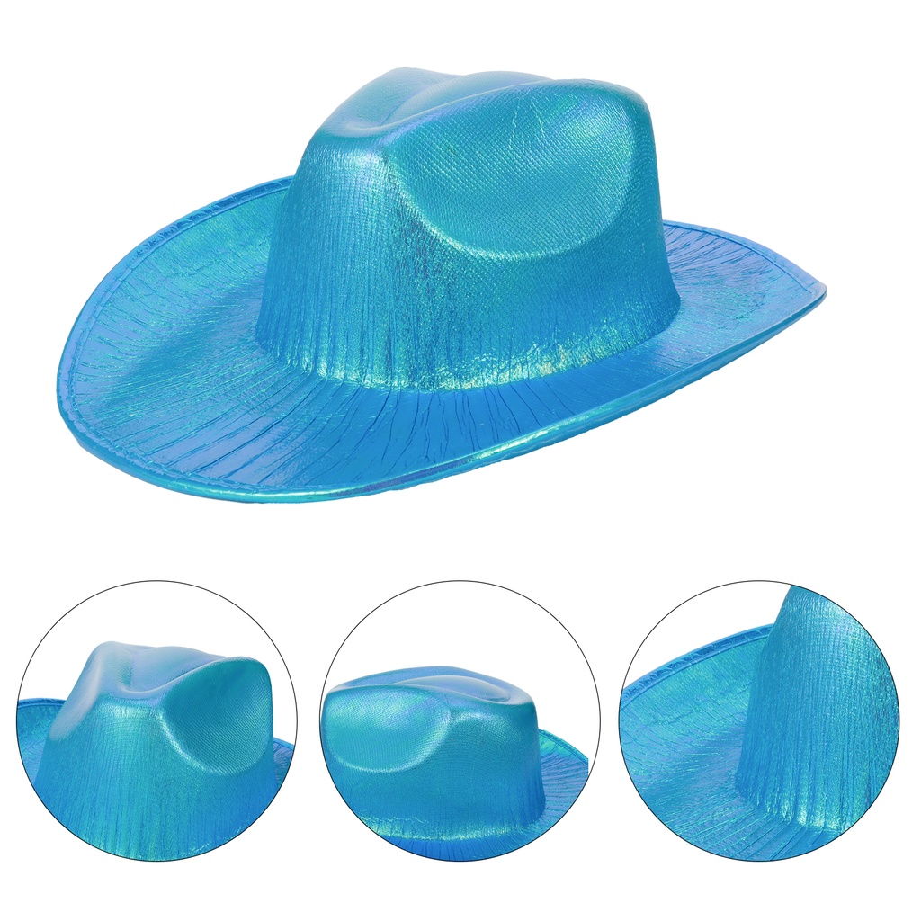 Mũ Cao Bồi Lấp Lánh Neon Bachelorette Cowgirl Disco Bachelorette Cho Nữ
