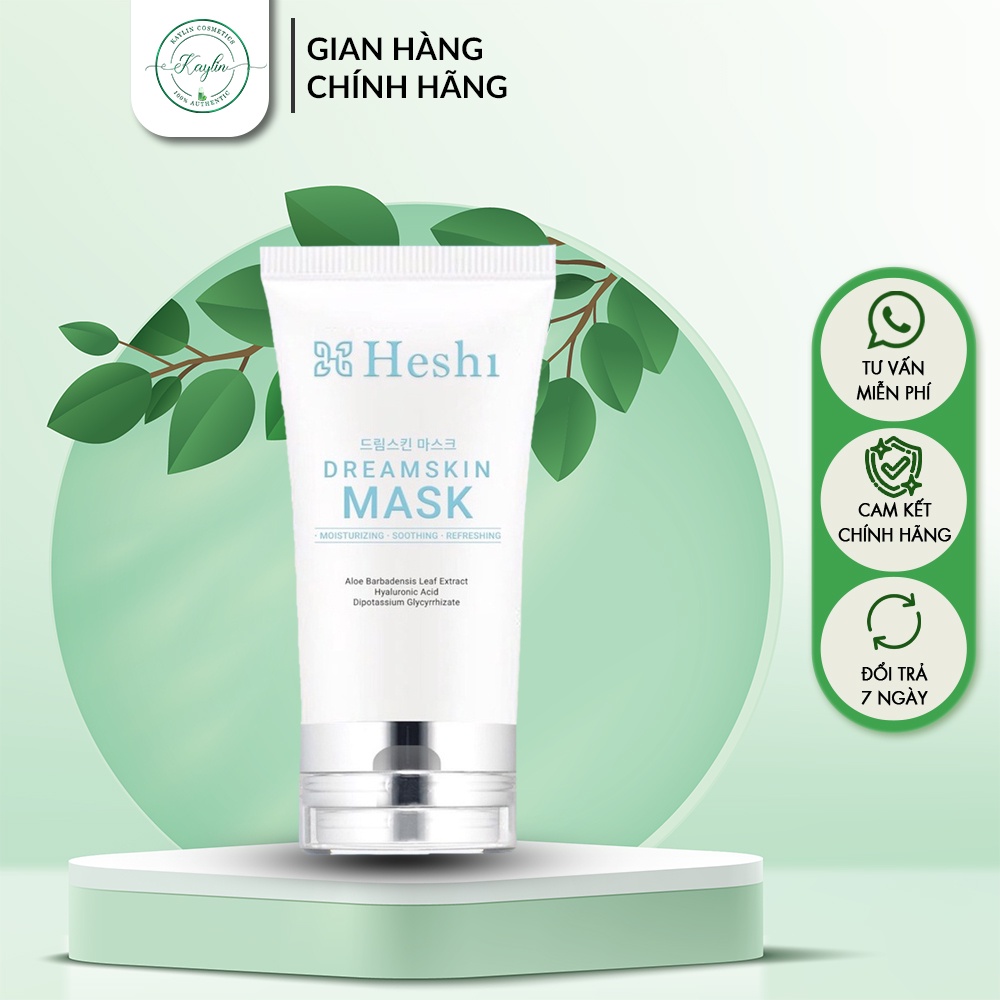 Mặt Nạ Dưỡng Ẩm, Thải Độc, Phục Hồi Da Heshi Dream Skin Mask 50g - PQ90
