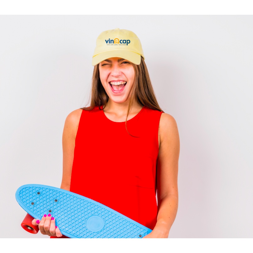 Nón kết, mũ lưỡi trai nam nữ Balencia vải Kaki form chuẩn đẹp