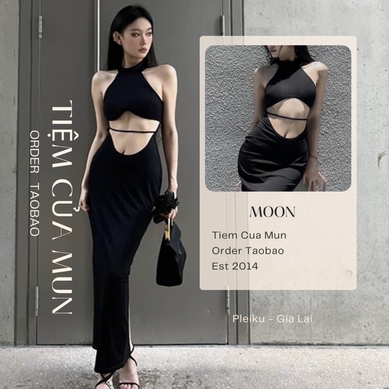 Đầm body khoét eo cá tính