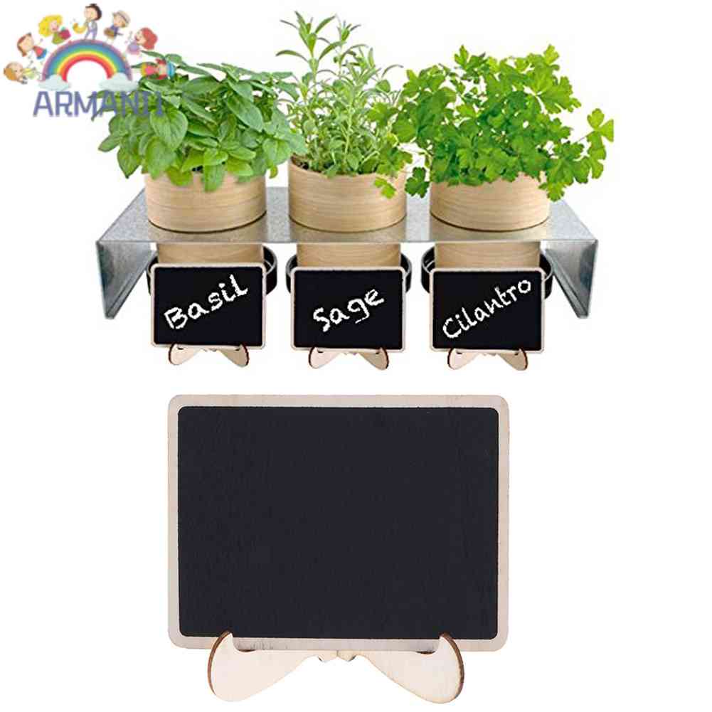 Bảng Đen Viết Phấn Mini Bằng Gỗ Có Giá Đỡ Dành Cho Tiệc Cưới