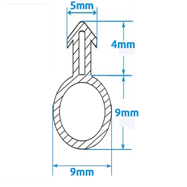 Ron Gioăng Sợi Chữ Q T Cây Thông Cao Su  Silicone Nhét Rãnh Chèn Làm Kín Khít Khe Hở Khung Cửa Gỗ Legaxi