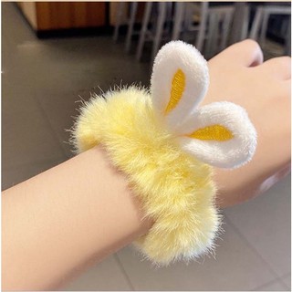 Dây Buộc Tóc Tai Thỏ Bông Hàn Quốc