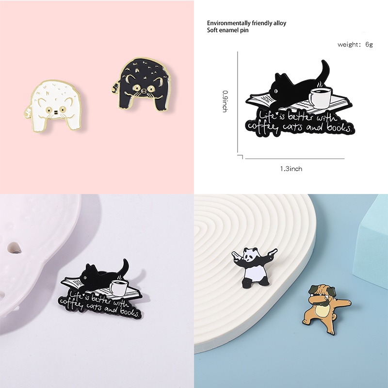 Hoạt Hình Ghim Cài Áo Hình Động Vật Dễ Thương