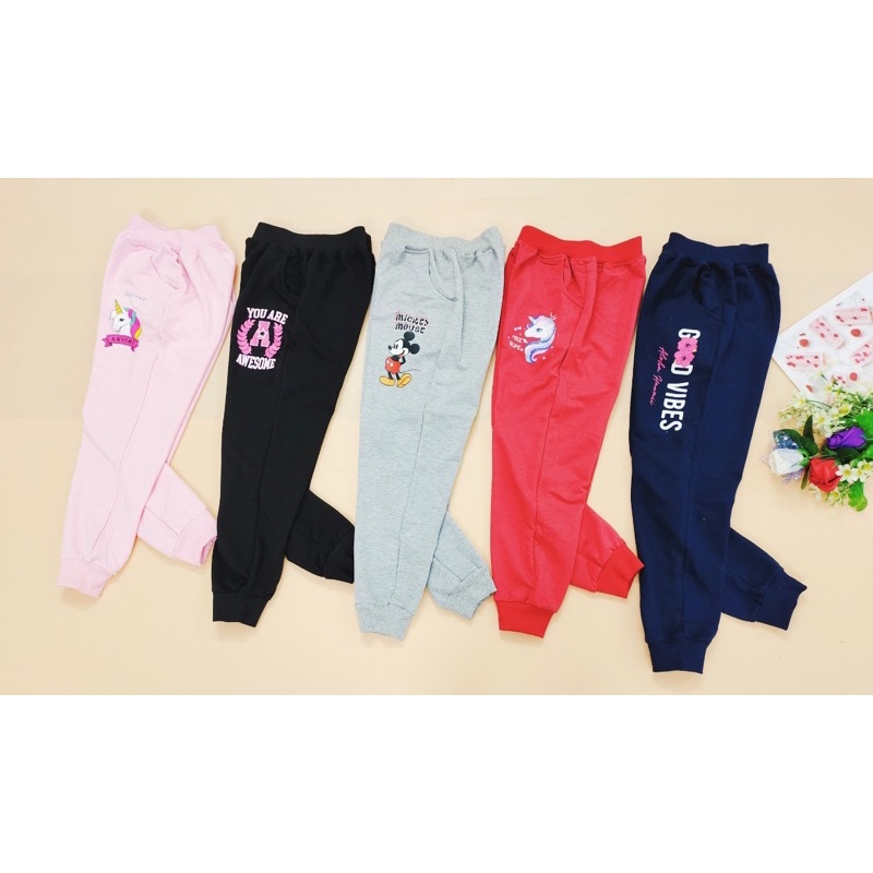 Quần Jogger bé gái 9-14y