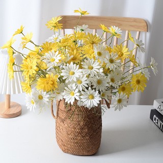 Hoa cúc giả decor phòng, trang trí nhà cửa, quán cà phê, studio cành 52cm nhiều màu decor sự kiện