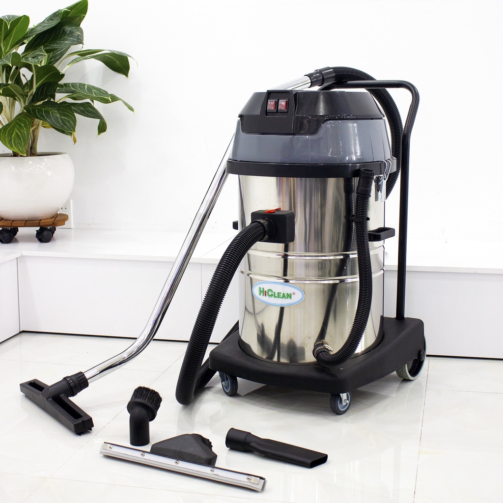 Máy hút bụi HiClean HC70 NEW, máy hút bụi công nghiệp 2 MOTOR HiClean HC70 NEW