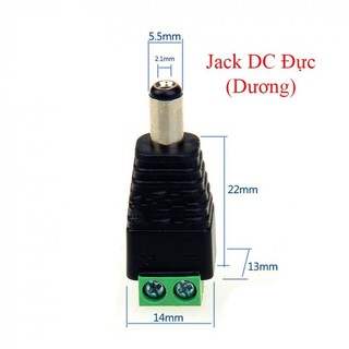 Rắc DC đực, DC cái thi công camera