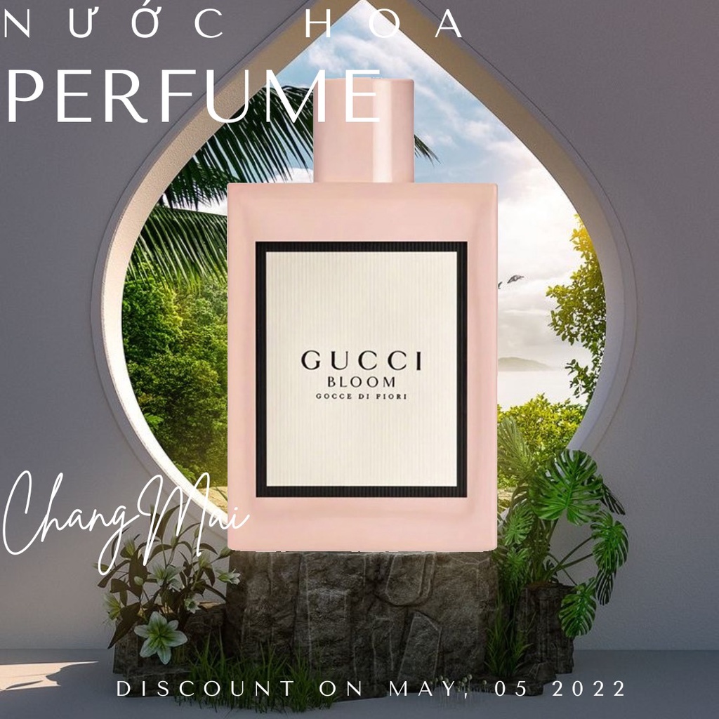 Nước Hoa 𝙂𝙪𝙘𝙘𝙞 𝘽𝙡𝙤𝙤𝙢 Gocce Di Fiori Eau De Toilette