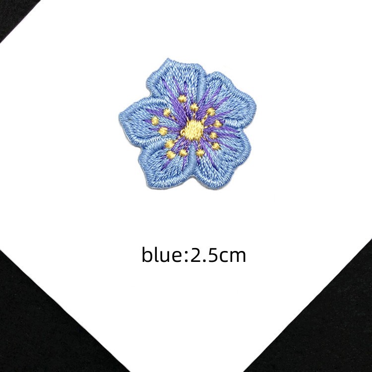 Sticker Ủi Thêu Hình Hoa Trang Trí Áo Thun Cho Bé