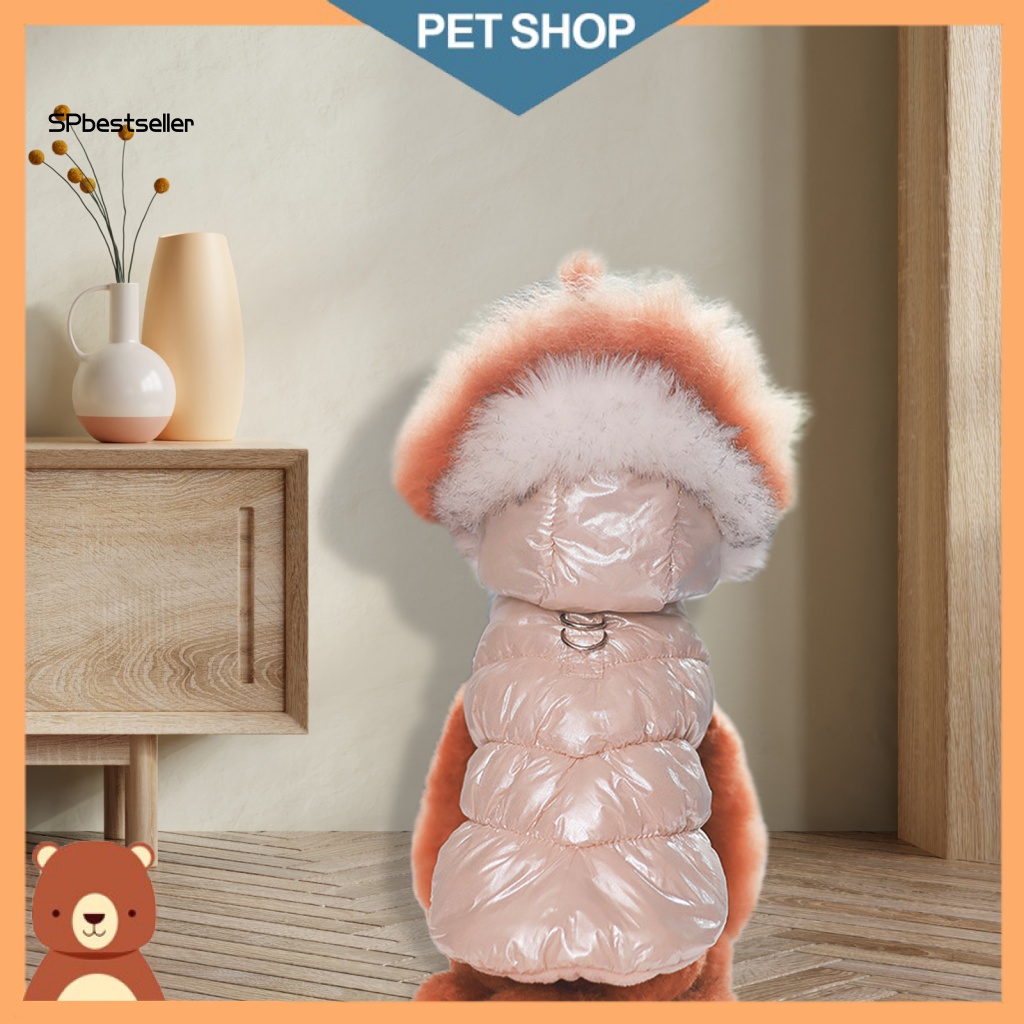 Áo Khoác Nhiều Màu Sắc Chống Biến Dạng Kèm Vòng Móc Cho Thú Cưng