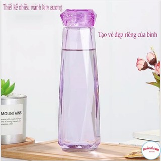 Bình Nước Thủy Tinh Kim Cương 