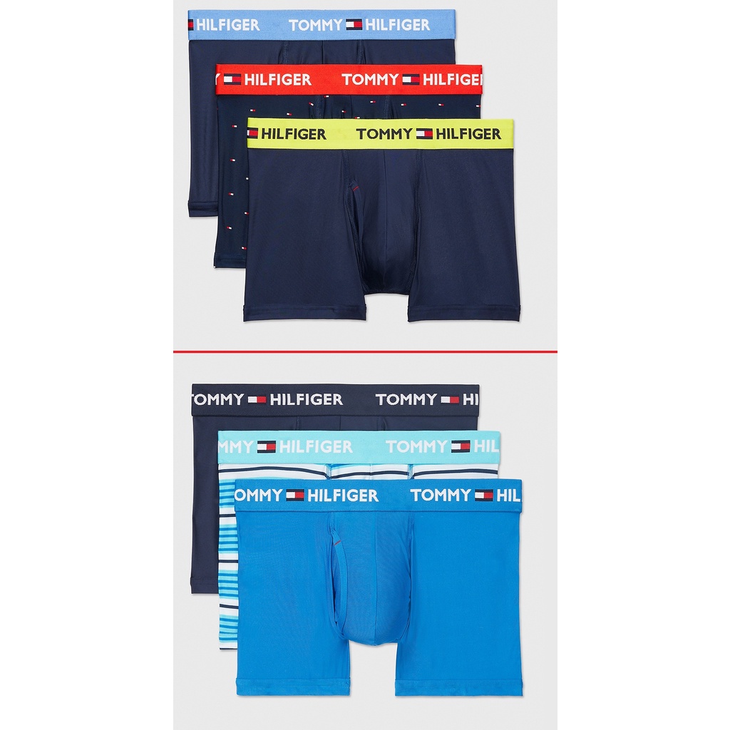 Chính hãng Mỹ - T11,12 S,M Quần lót nam Tommy Hilfiger thun lạnh Microfiber Trunk boxer