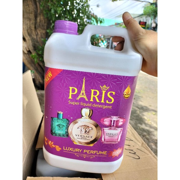 Nước Giặt Paris, Nước giặt Xả Hương Nước Hoa, Tẩy Siêu Sạch, Giữ Mùi Thơm Cực Lâu