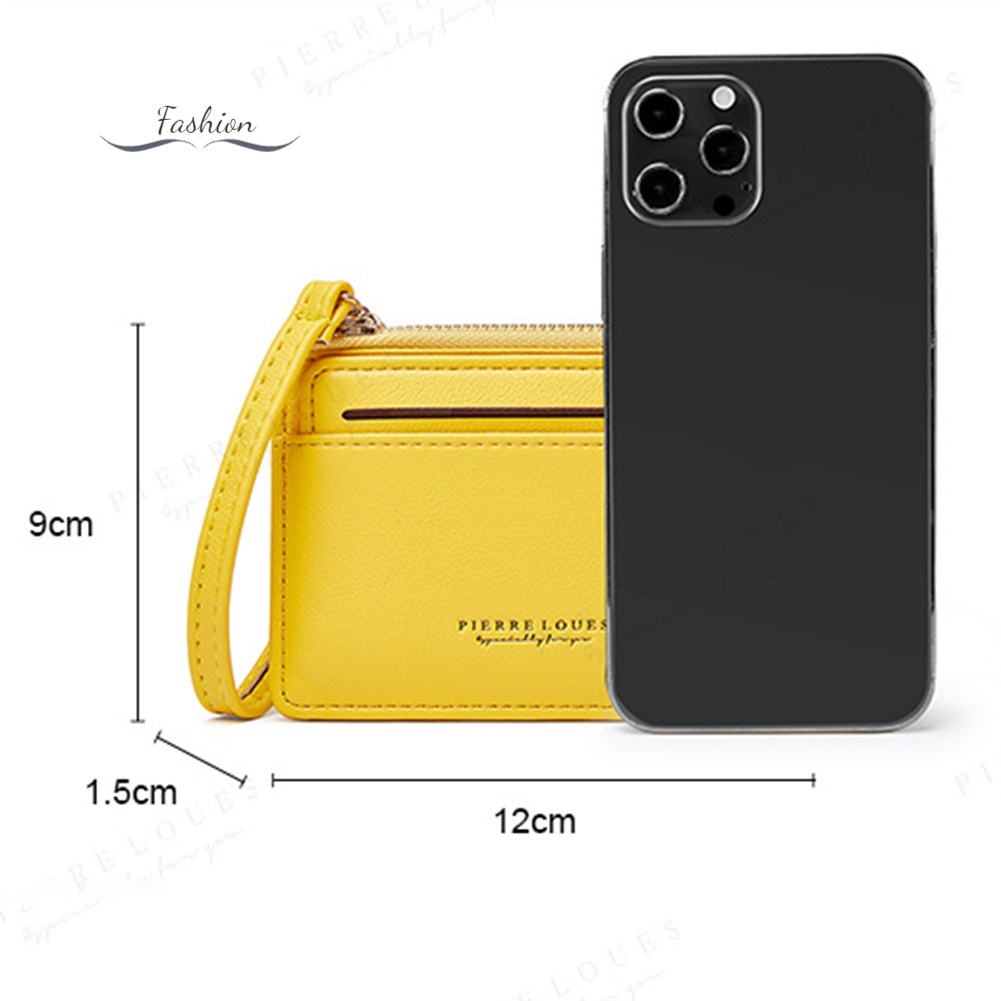 Ví Dài Mini Có Khóa Kéo Đựng Thẻ Dành Cho Nữ