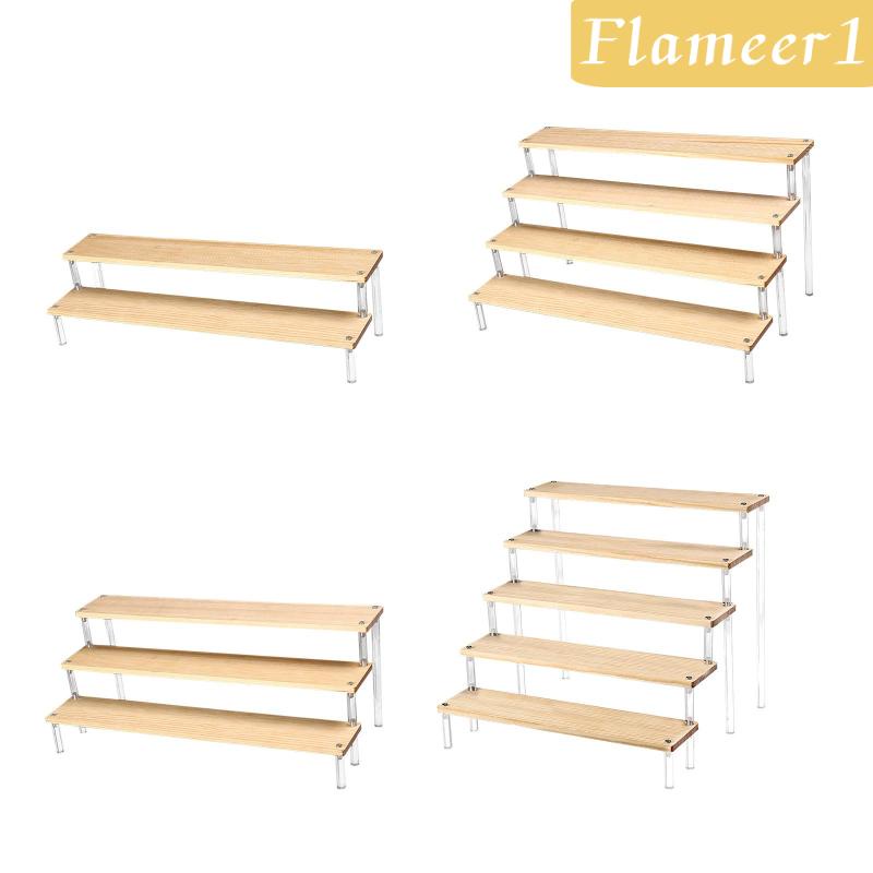 [Flameameer1] Kệ Acrylic Trong Suốt Trưng Bày Bánh Tráng Miệng / Cupcake