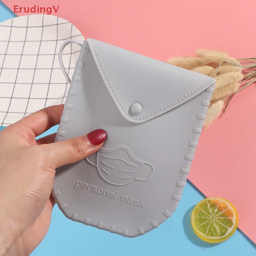 Hộp Đựng Khẩu Trang Dùng Một Lần Bằng Silicone Tiện Dụng