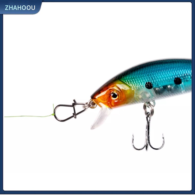 ☃Nhà☃ Set 20 Móc Khóa Mồi Câu Cá Bằng Thép Không Gỉ