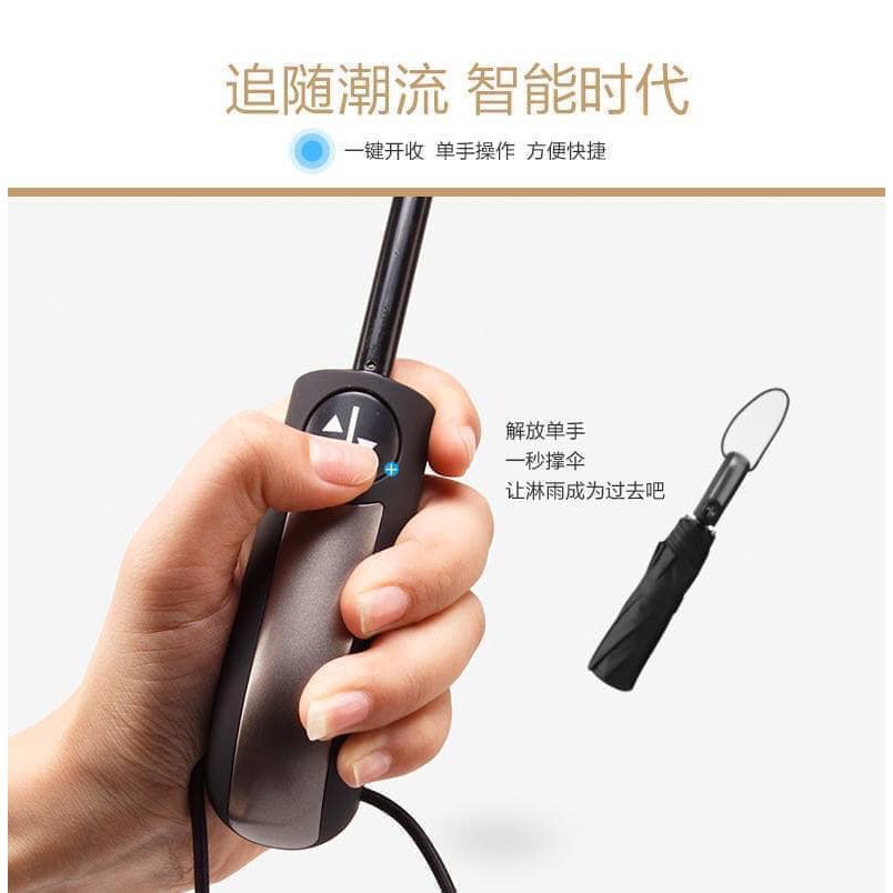 Ô dù thông minh đóng gấp mở tự động bằng nút bấm