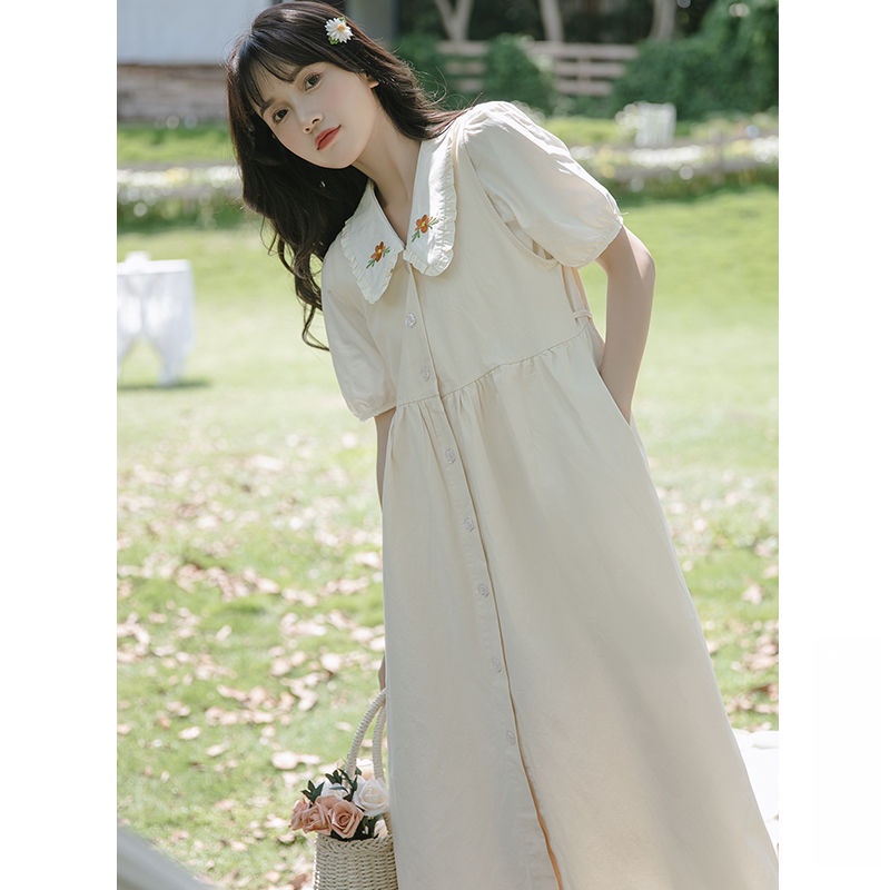 Đầm Giả Hai Mảnh Mùa Hè Nhẹ Nhàng Phong Cách Mới Cho Nữ