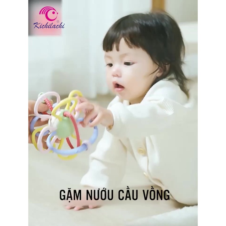 Gặm Nướu Hình Cầu Vồng Kichilachi, Các Dây Cầm Nắm Bằng Silicon Nhiều Màu Kích Thích Giác Quan Của Bé Tốt Nhất - Loki