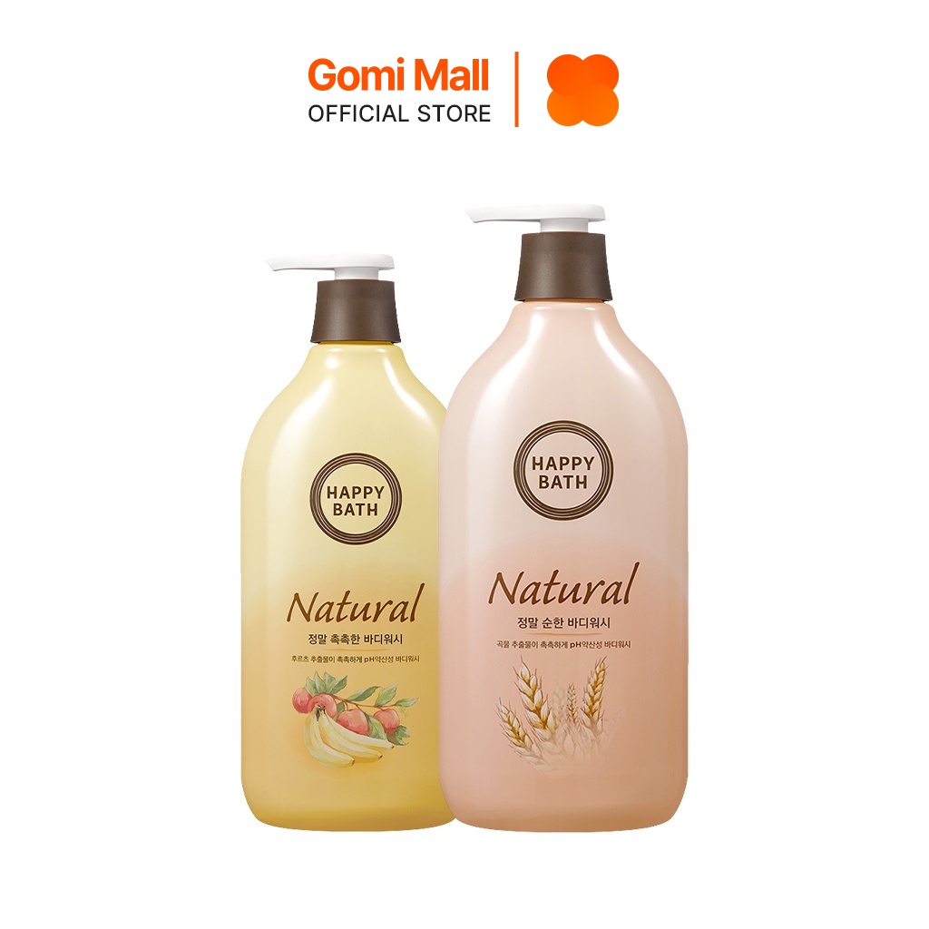 Sữa Tắm Chiết Xuất Từ Thiên Nhiên Happy Bath Natural Body Wash 900g